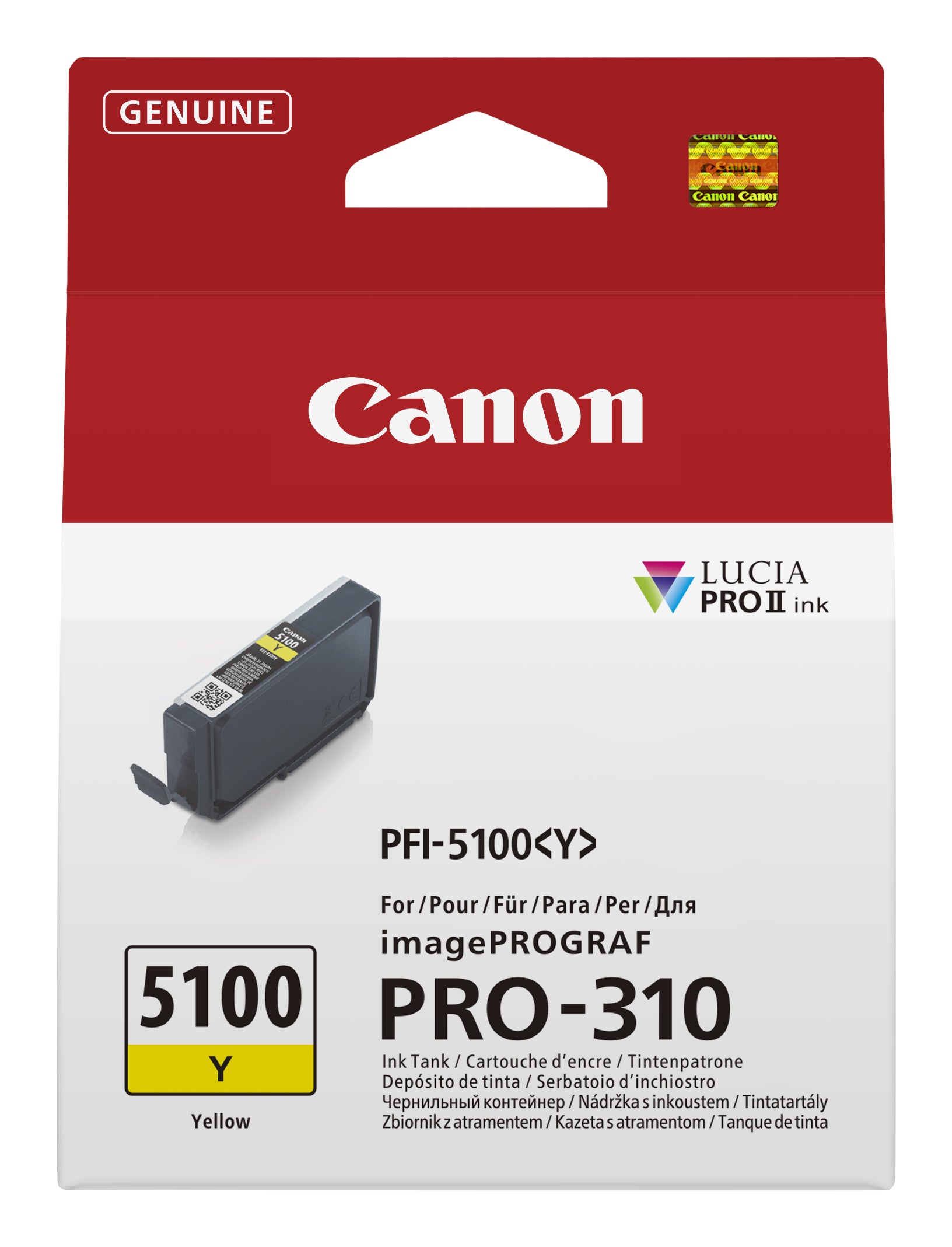 CANON PFI-5100 SERIES Yellow ink tank