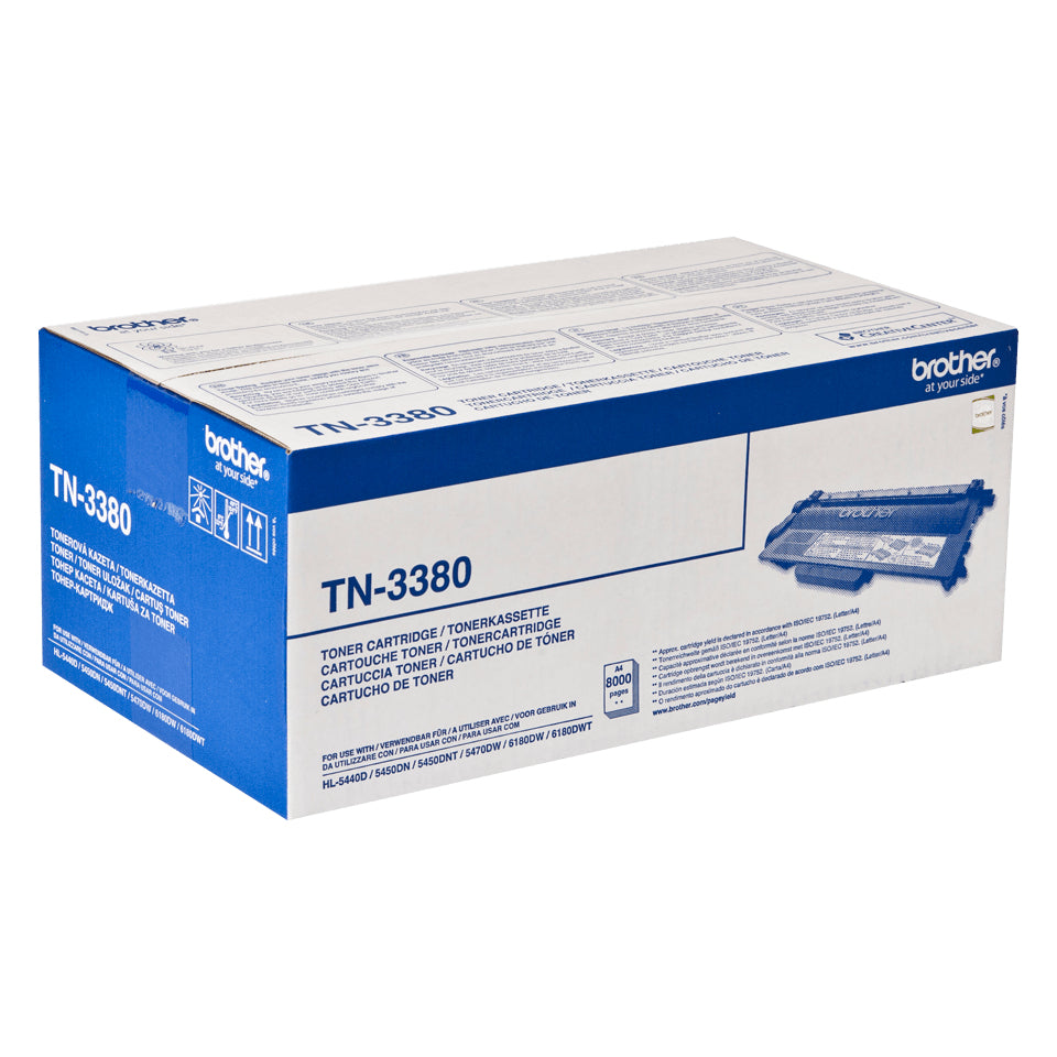 BROTHER TN-3380 toner noir haute capacité 8.000 pages pack de 1