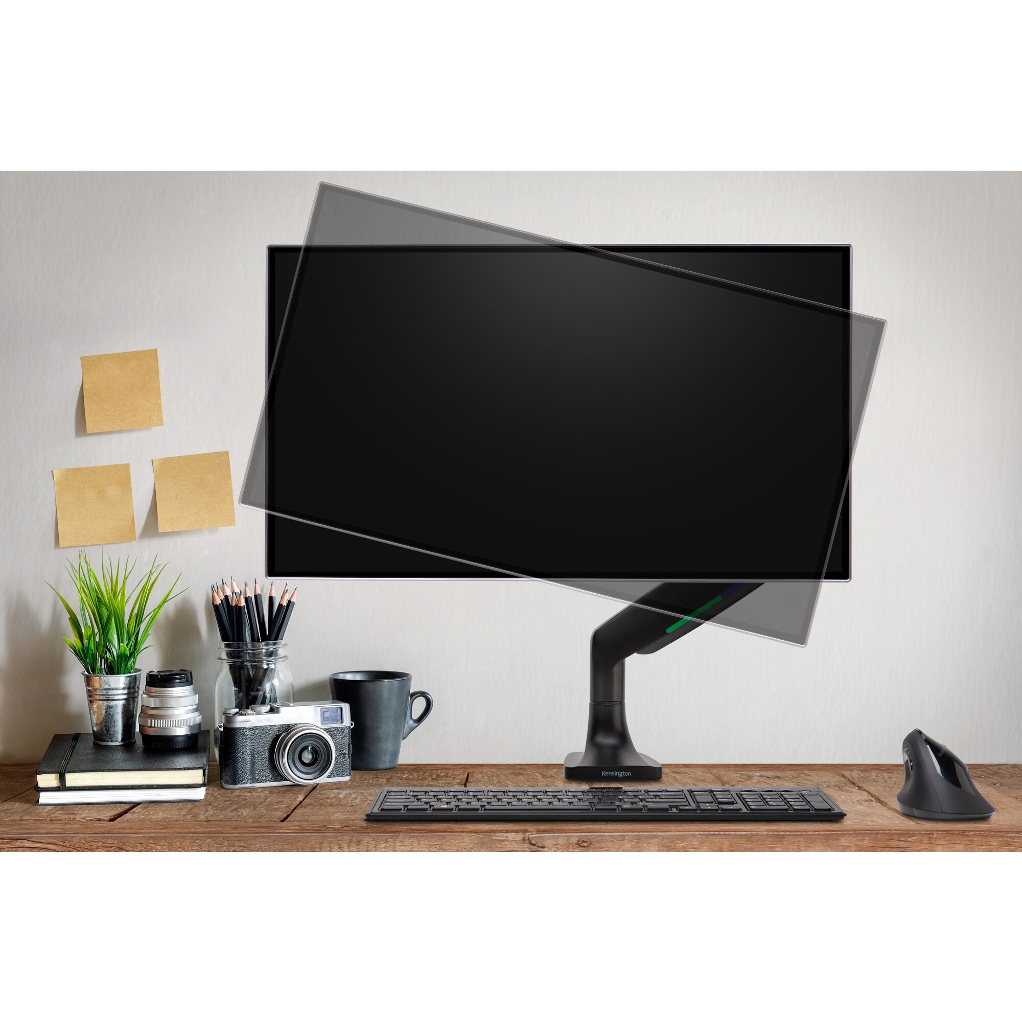 One-Touch Height Adjust Single MonitArm