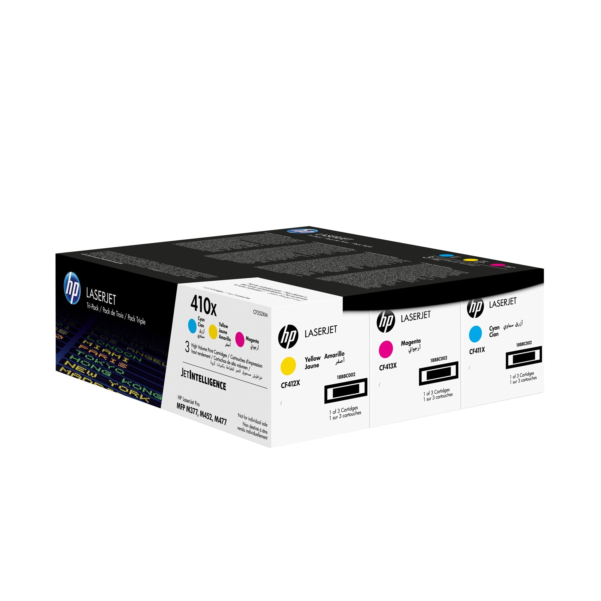 HP 410X HY Original LaserJet 3pk CMY