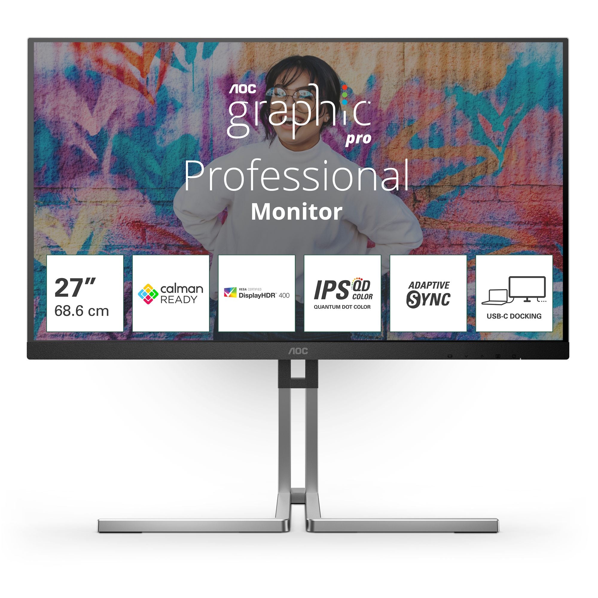 AOC Q27U3CV 27p IPS QD WLED WQHD 75Hz HDMI