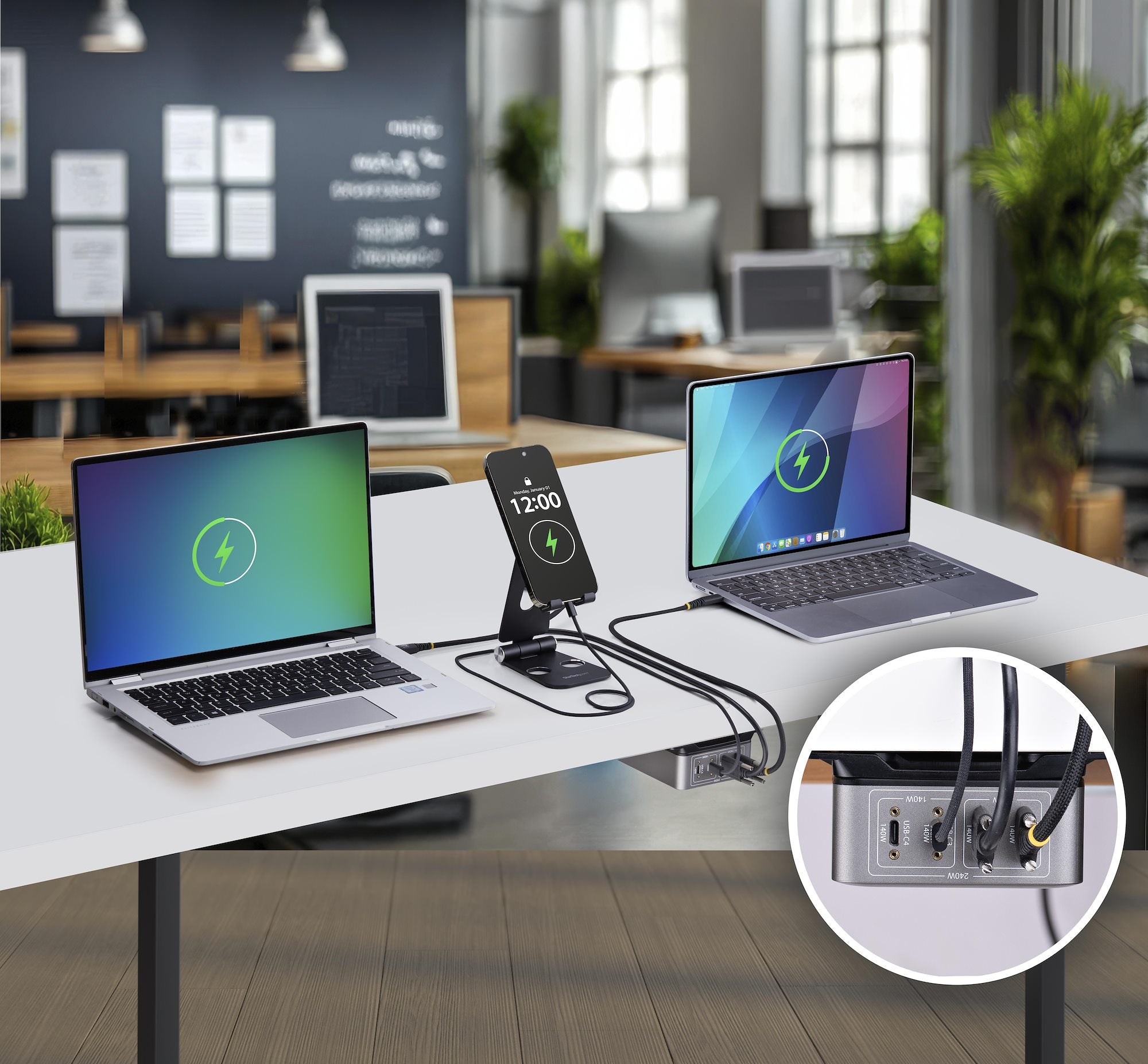 4-Port USB-C Charger 240W Total