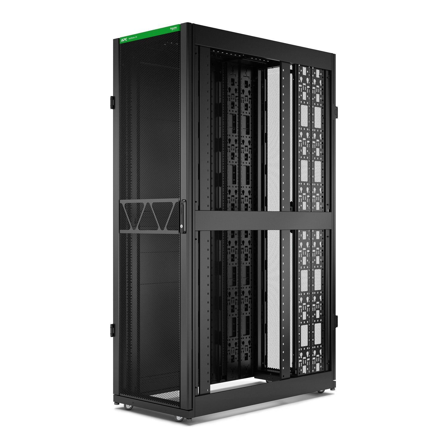 APC NetShelter SX Gen 2 Rack cabinet 1991H x 600W x 1200D mm with sides floor-standing Black 42U 19 TAA Compliant