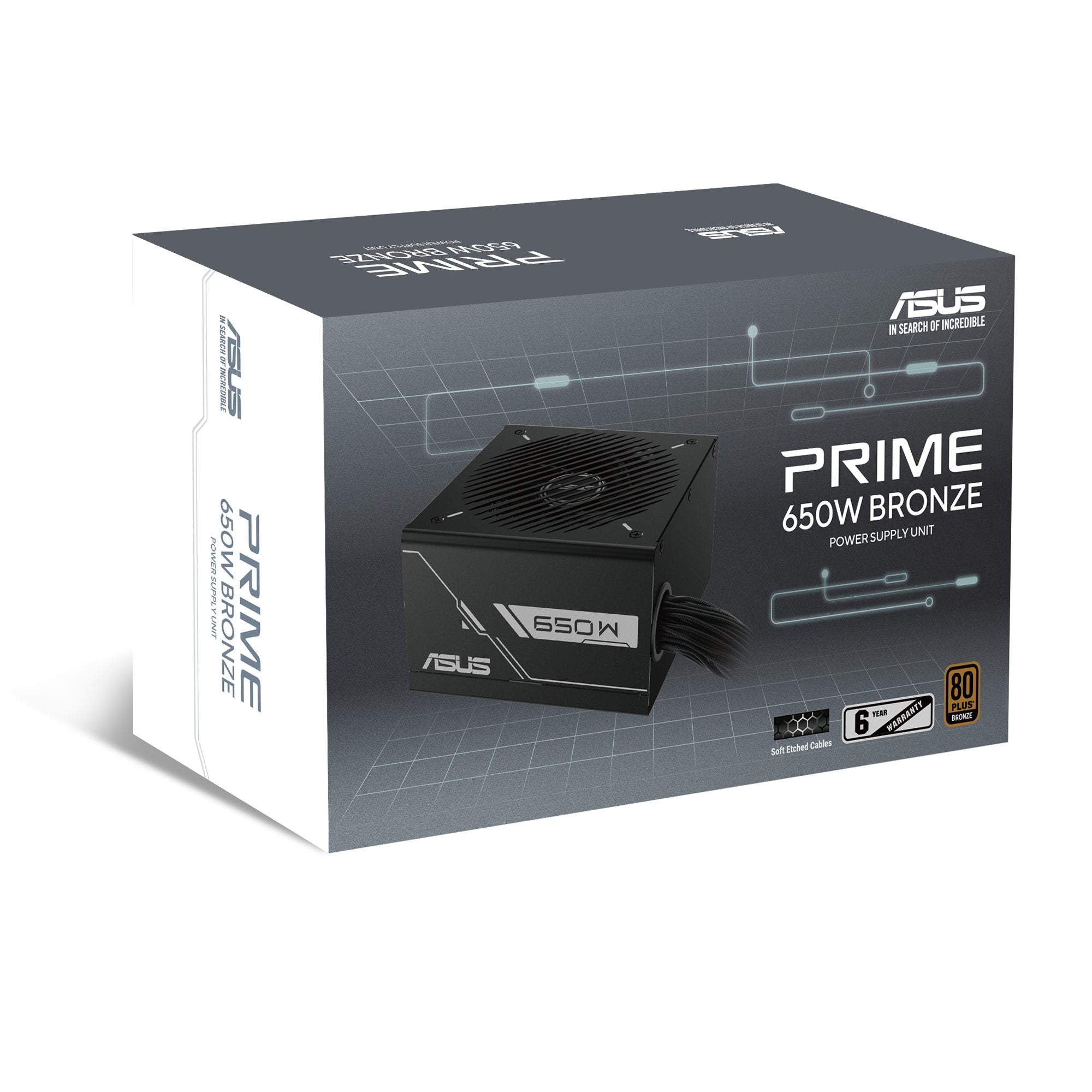 ASUS Prime 650W Bronze Black PSU