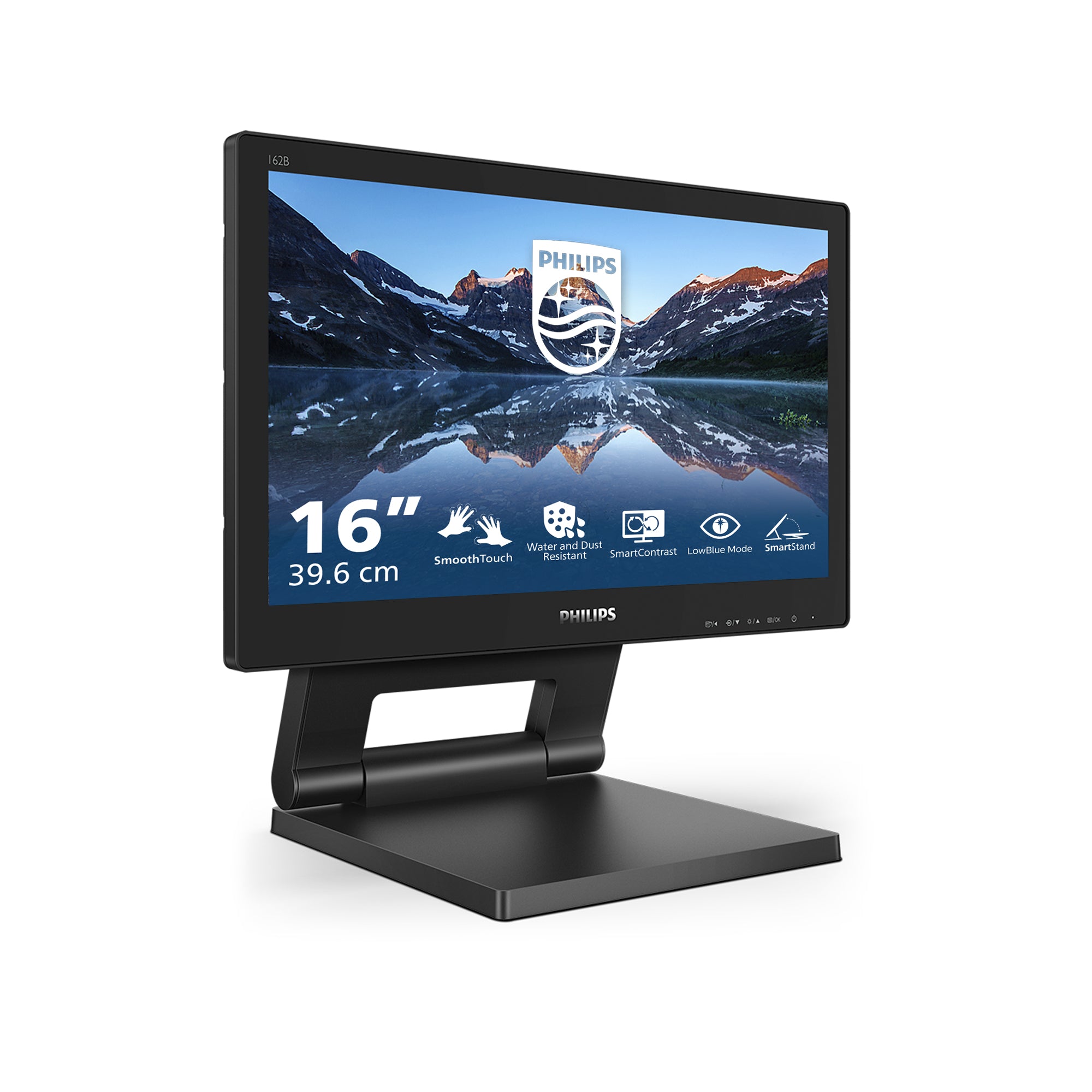 PHILIPS 162B9T/00- Tactil 15.6pcs - 10 PTS - VGA - HDMI - DP HUB USB 3.1 x 2 - Warranty 3 years - Câbles included