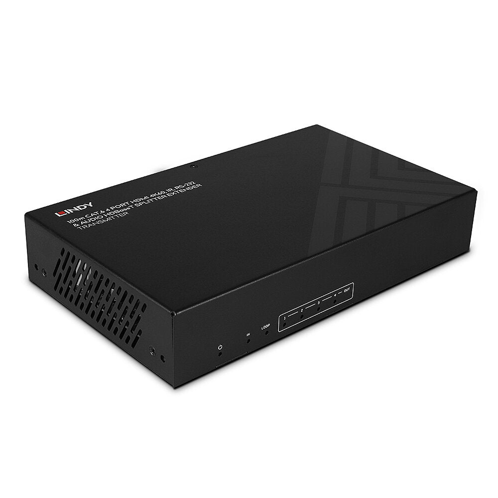 LINDY 100m Cat.6 4 Port HDMI 4K60 HDBT Splitter Extender