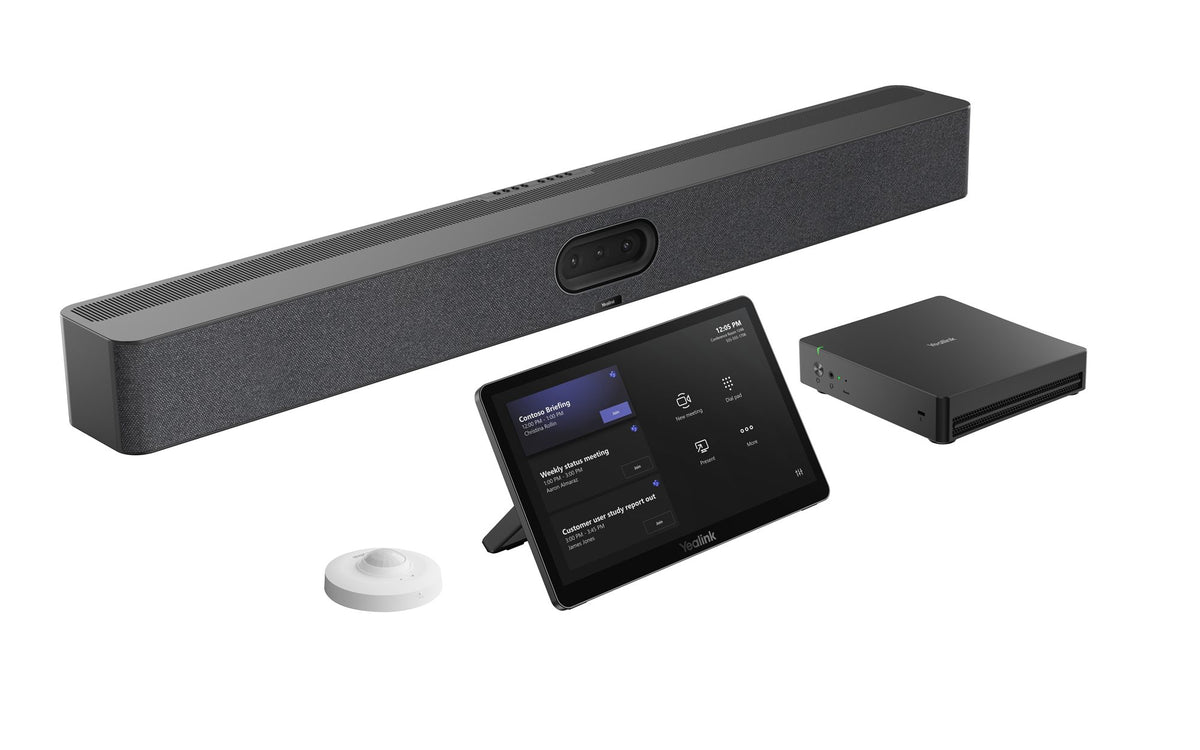 Yealink Native Microsoft Teams Rooms system for Medium-to-large rooms : 1x MeetingBar A50, MCoreKit-C5U