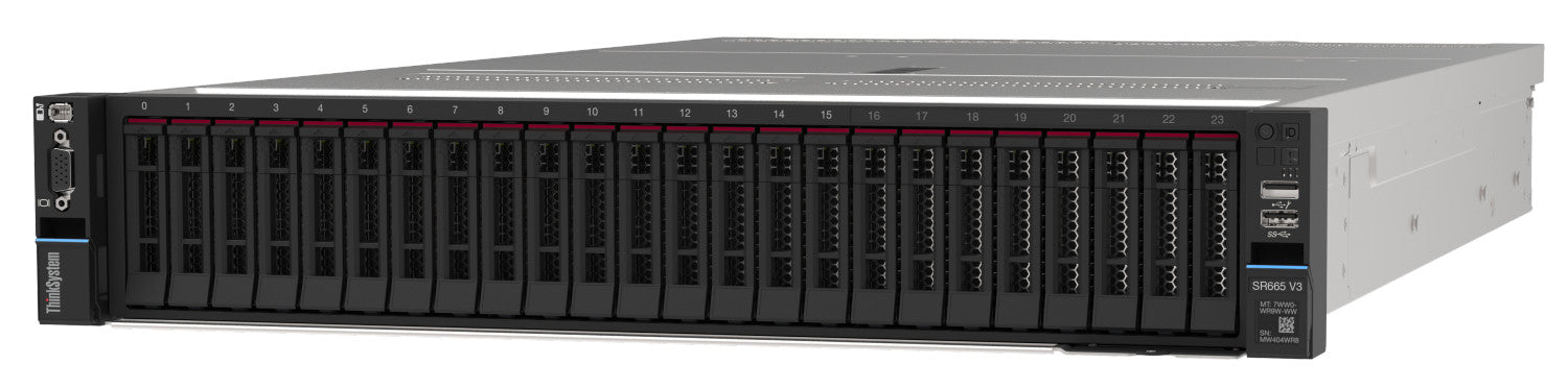 LENOVO ISG ThinkSystem SR665 V3 1xAMD EPYC 9135 16C 3.6GHz 200W 1x32Go 2Rx8 LENOVO ISG ThinkSystem RAID 940-8i 4Go Flash PCIe Gen4 1