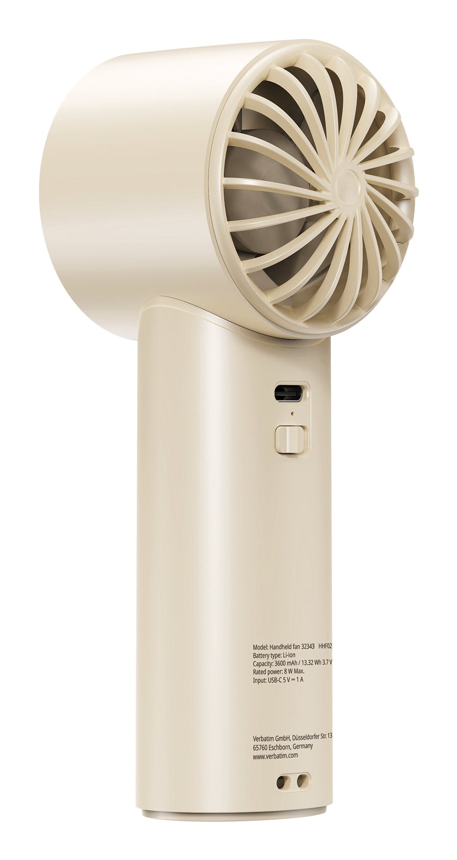 CooleneGo IceTouch Handheld Fan White/Si