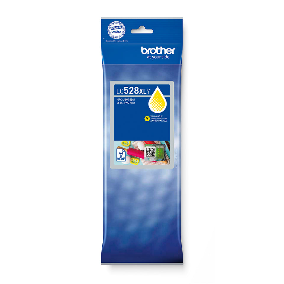 BROTHER LC528XLY Yellow Ink Cartridge