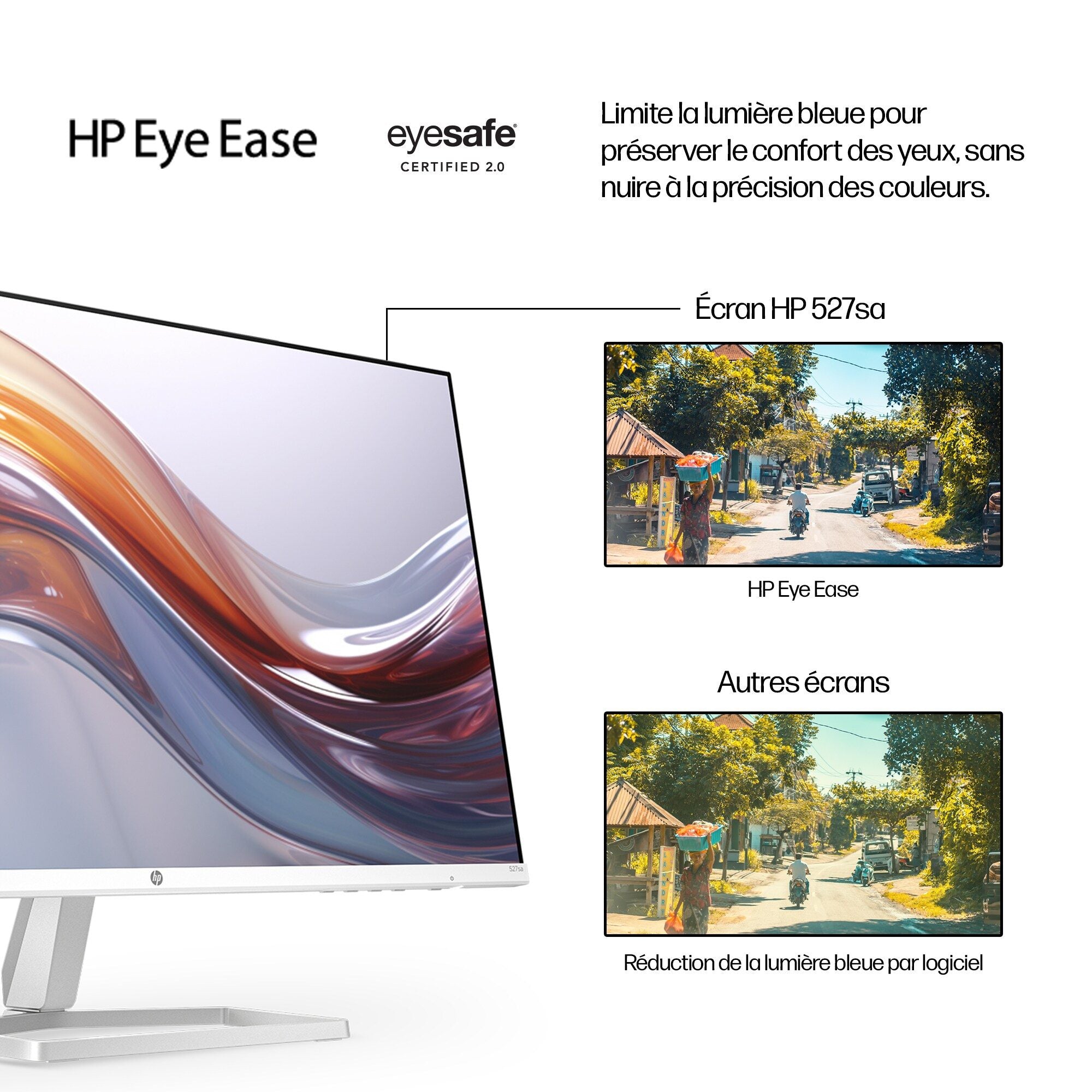 "HP Series 5 27 inch FHD Monitor with Speakers - 527sa écran plat de PC 68,6 cm (27"") 1920 x 1080 pixels Full HD LCD Argent"