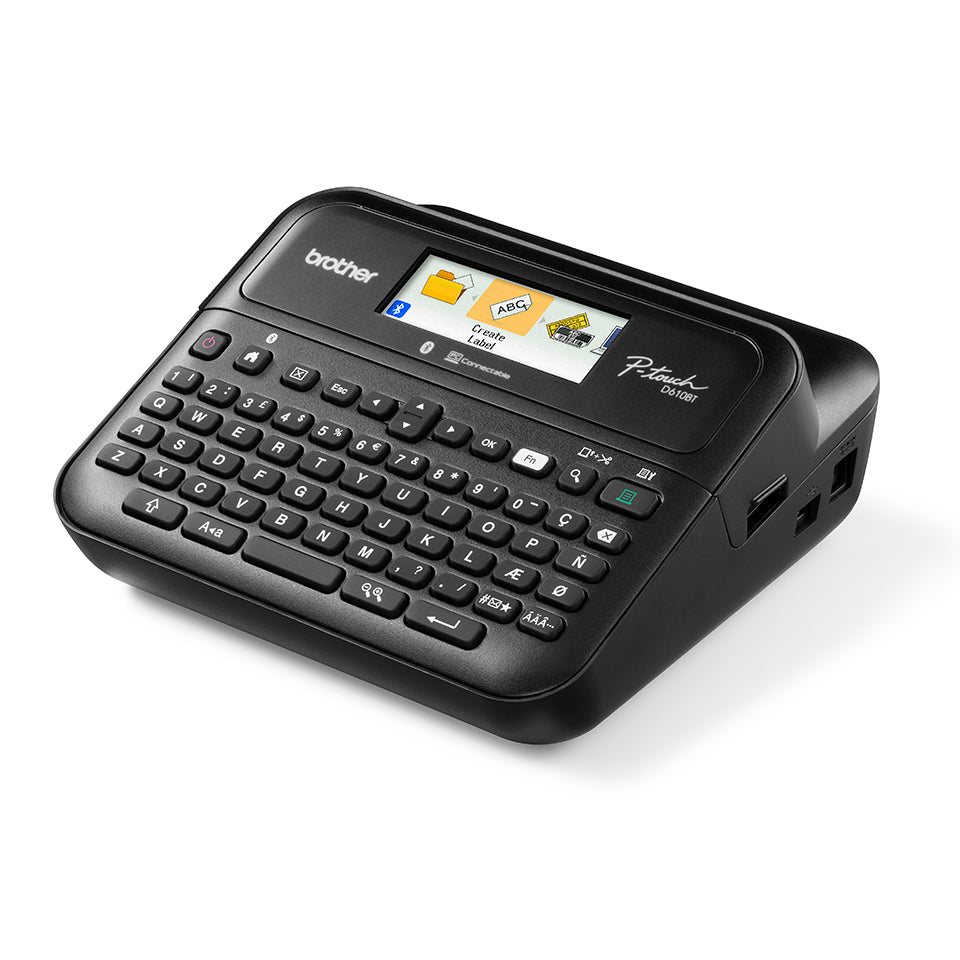 Brother PT-D610BTVP imprimante pour étiquettes Transfert thermique 180 x 360 DPI 30 mm/sec Avec fil &sans fil TZe Bluetooth