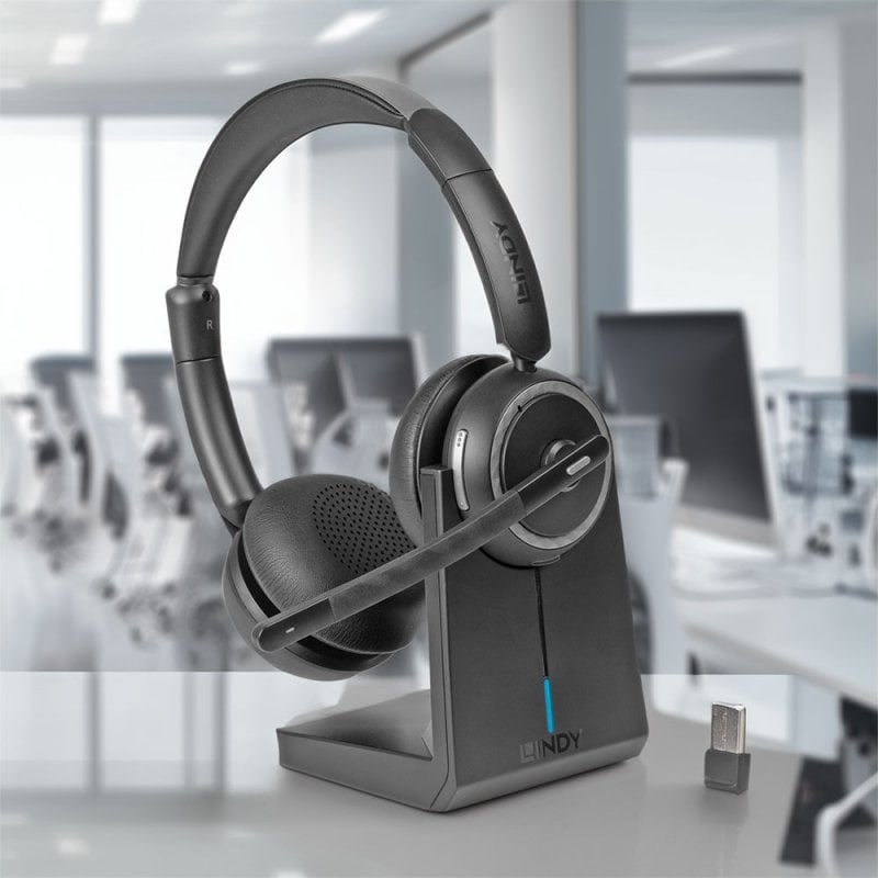LINDY L118 Casque sans fil à réduction de bruit