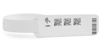 Zebra Z-Band UltraSoft Blanc Bracelet médical