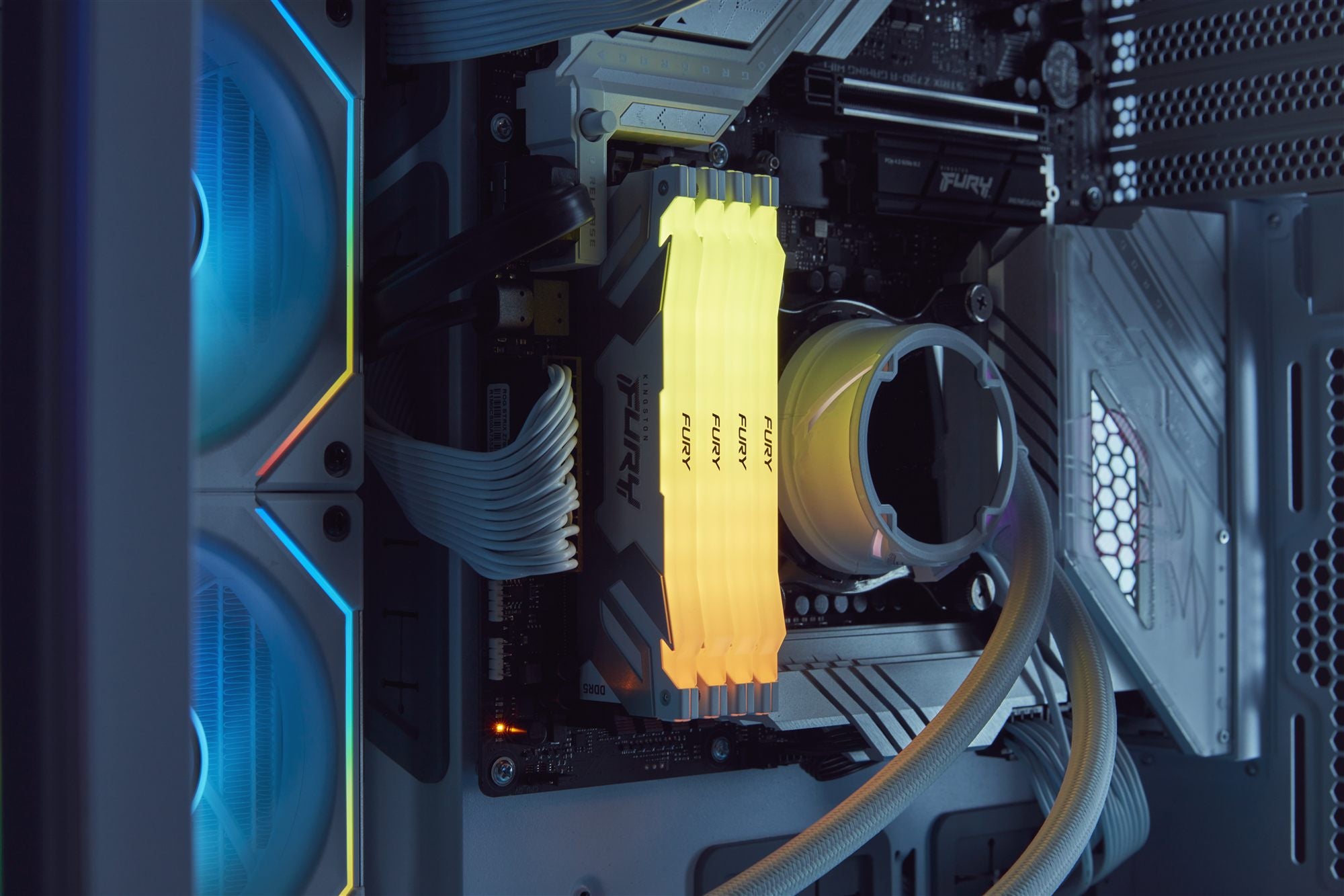 KINGSTON 48Go 8800MT/s DDR5 CL42 CUDIMM Kit of 2 FURY Renegade RGB White