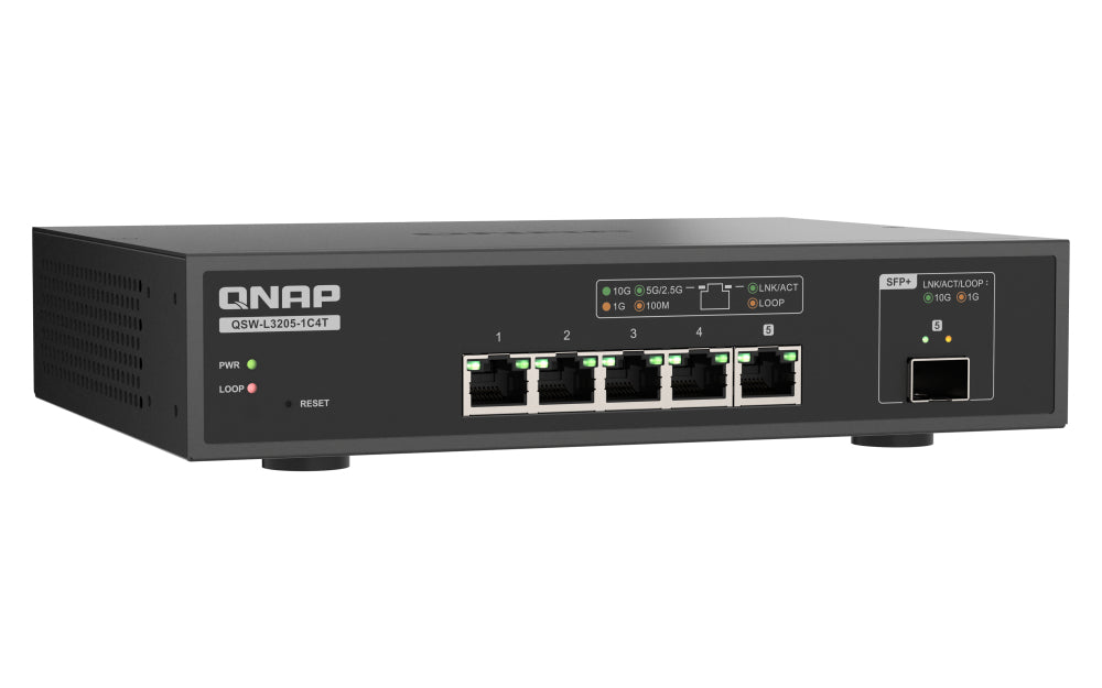 QSW-L3205-1C4T 4 ports 10Gbps 1 port 1
