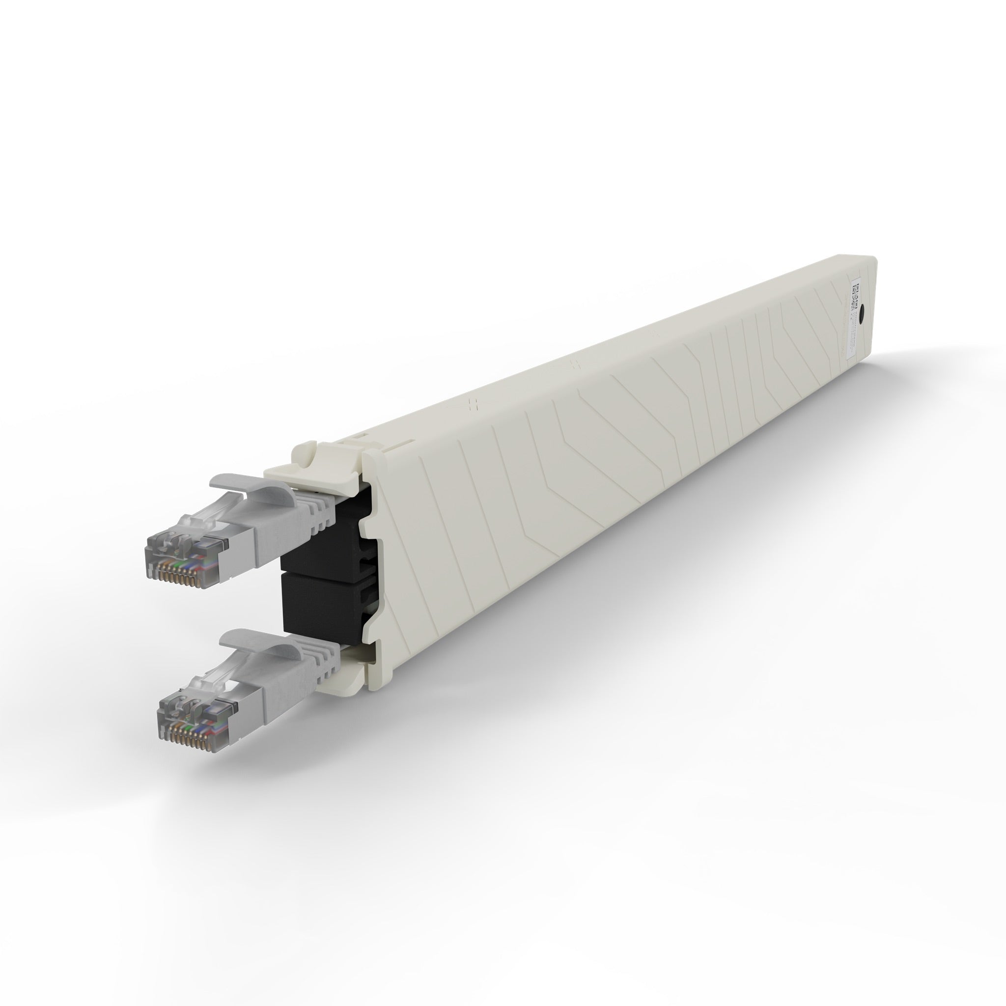 PATCHBOX ONE CASSETTE CAT6A STP GRIS 0,8 m 8U