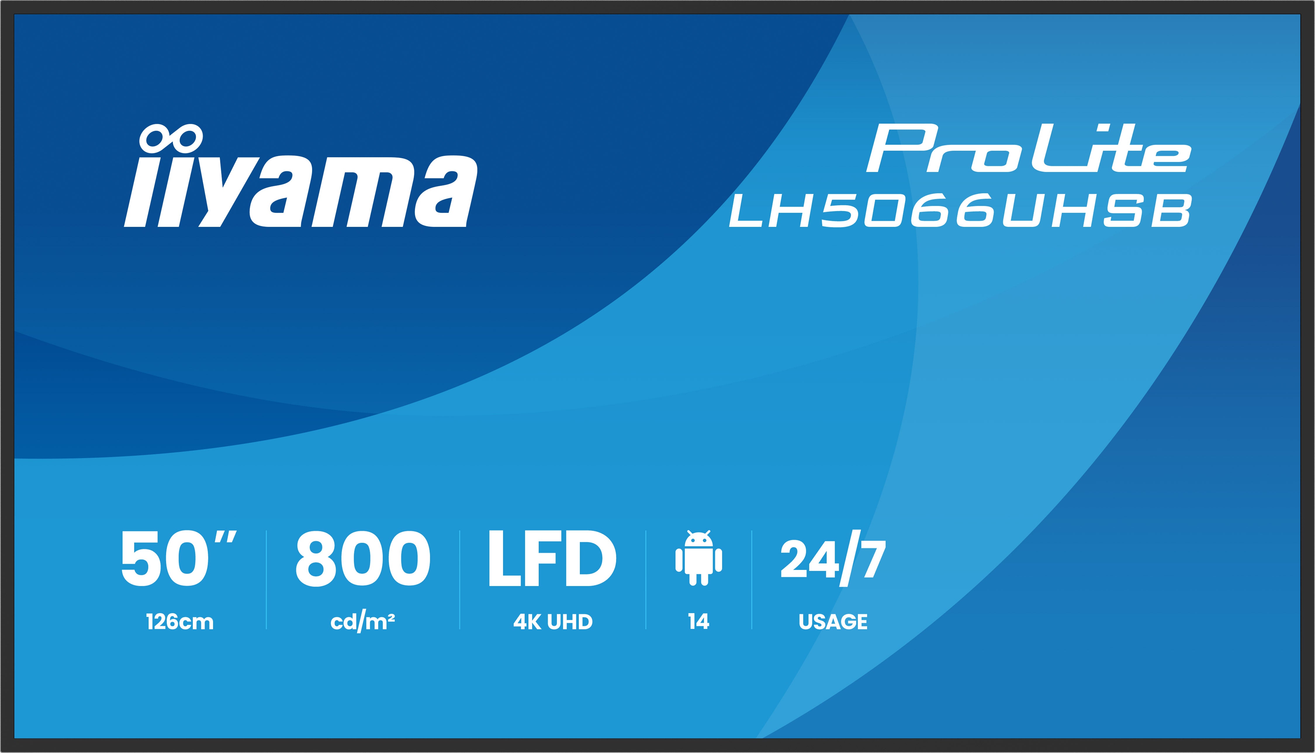 50" 3840x2160 UHD IPS VESA Mount 400x300