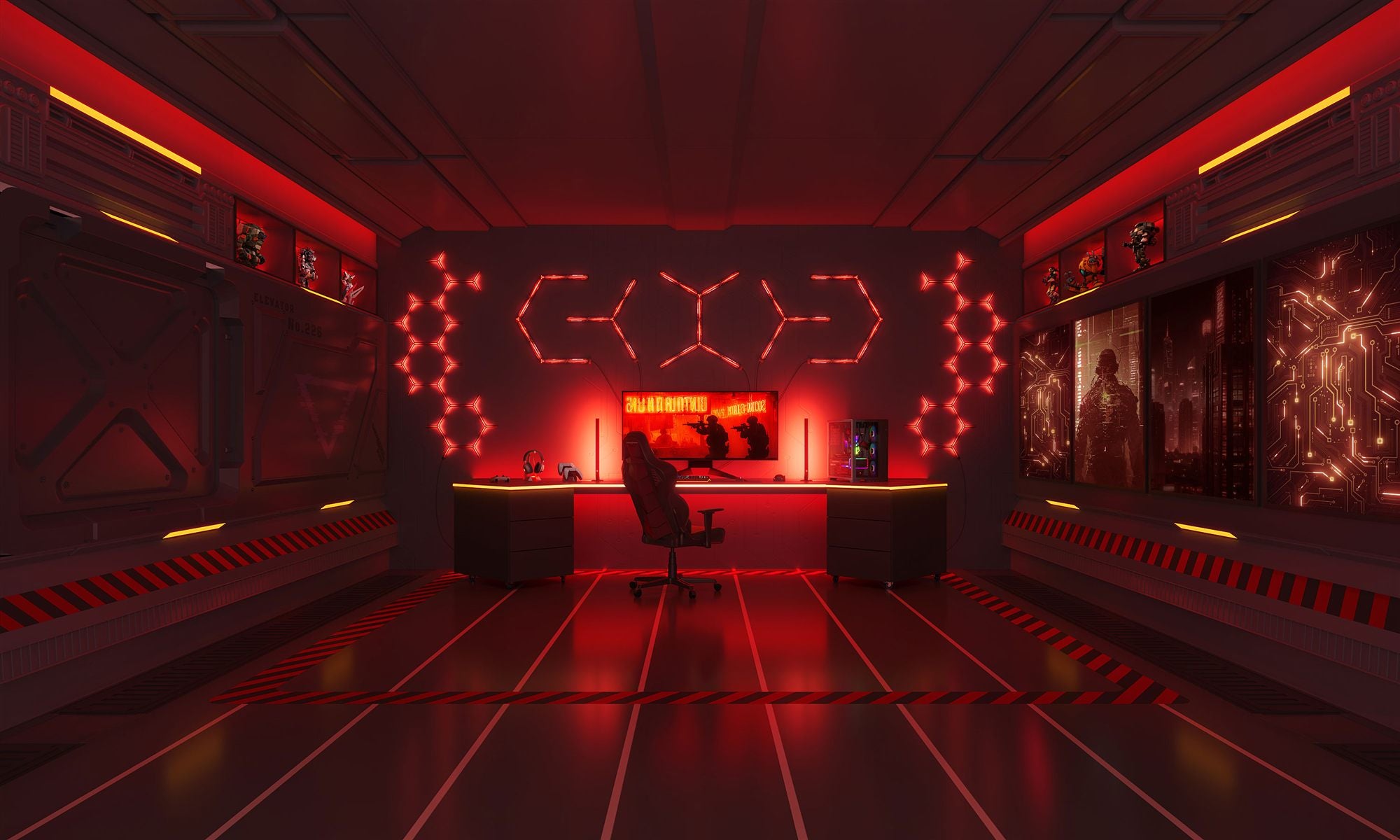 Govee H6063 Gaming Wall Light | Éclairage LED | RGBIC, Wi-Fi 2.4GHz + Bluetooth