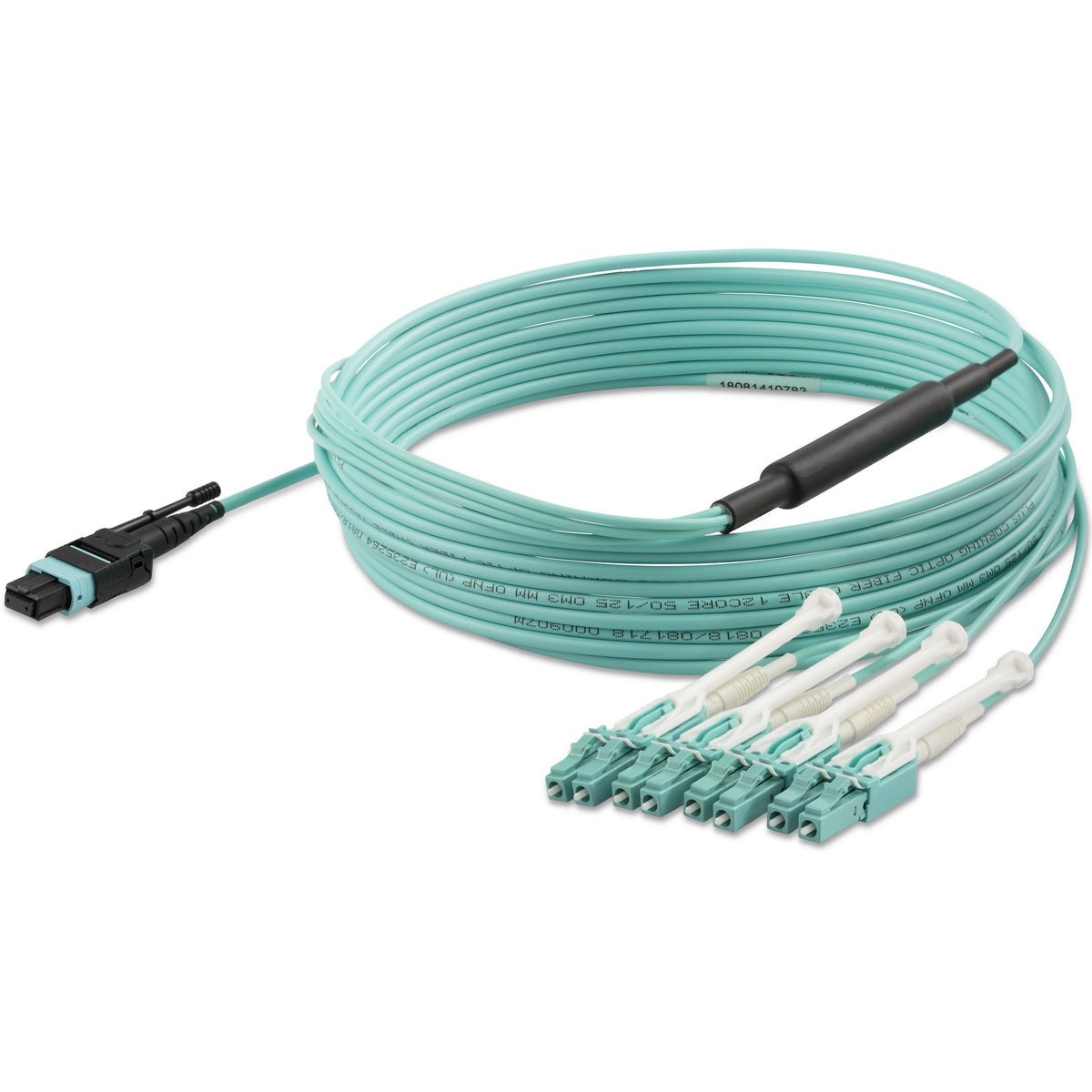 5m MTP/MPO to 4xLC/PC Fiber Cable