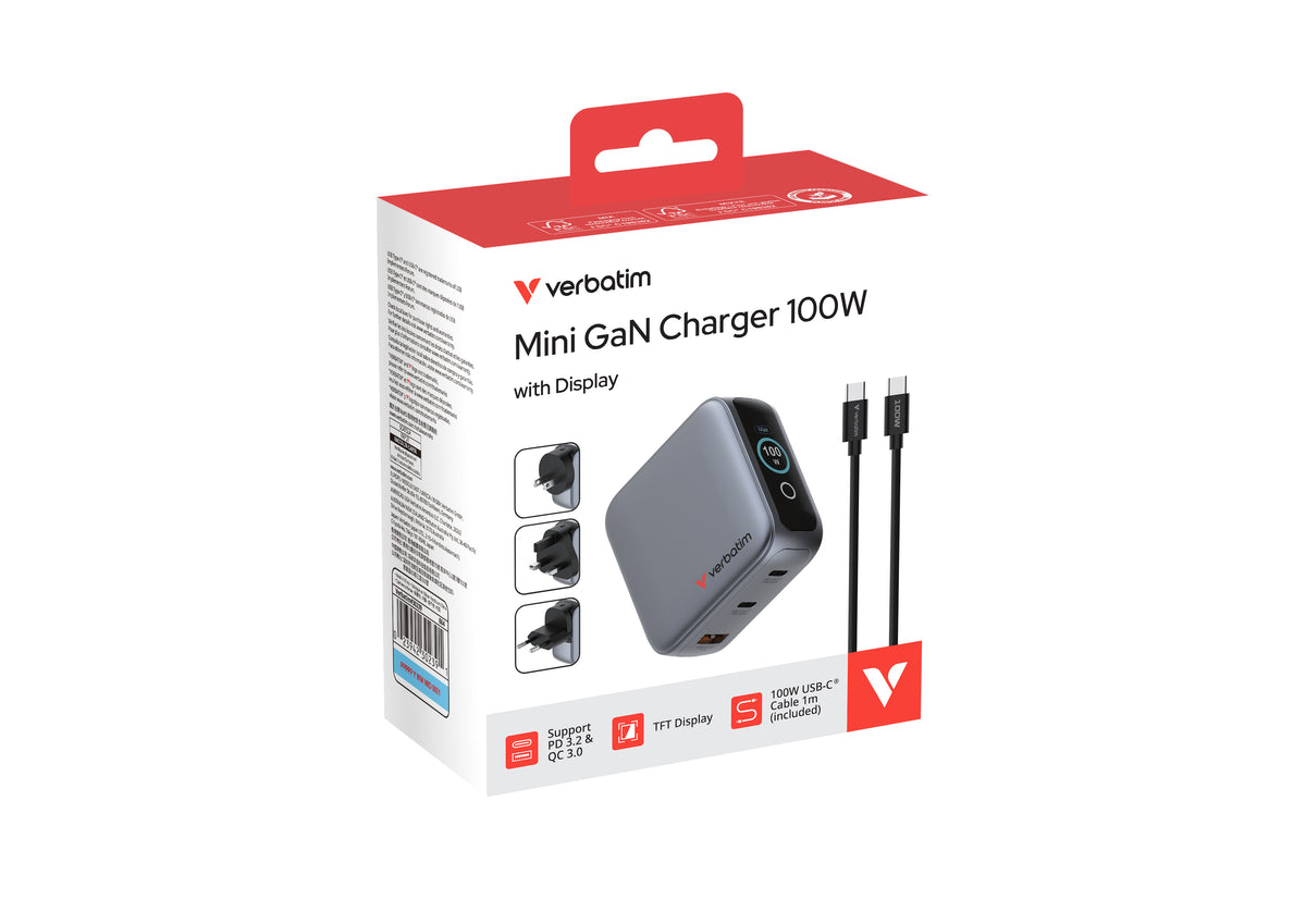 Mini GaN Charger 100W with Display