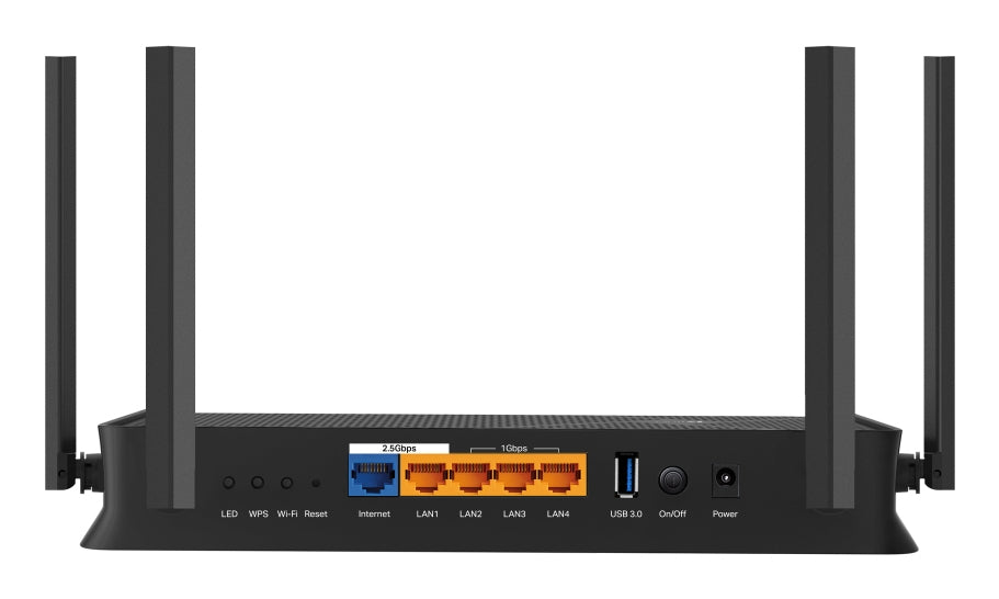 TP-LINK Archer BE230 BE3600 Dual-Band Wi-Fi 7 Router 688 Mbps at 2.4GHz + 2882Mbps at 5GHz 4x Antennas