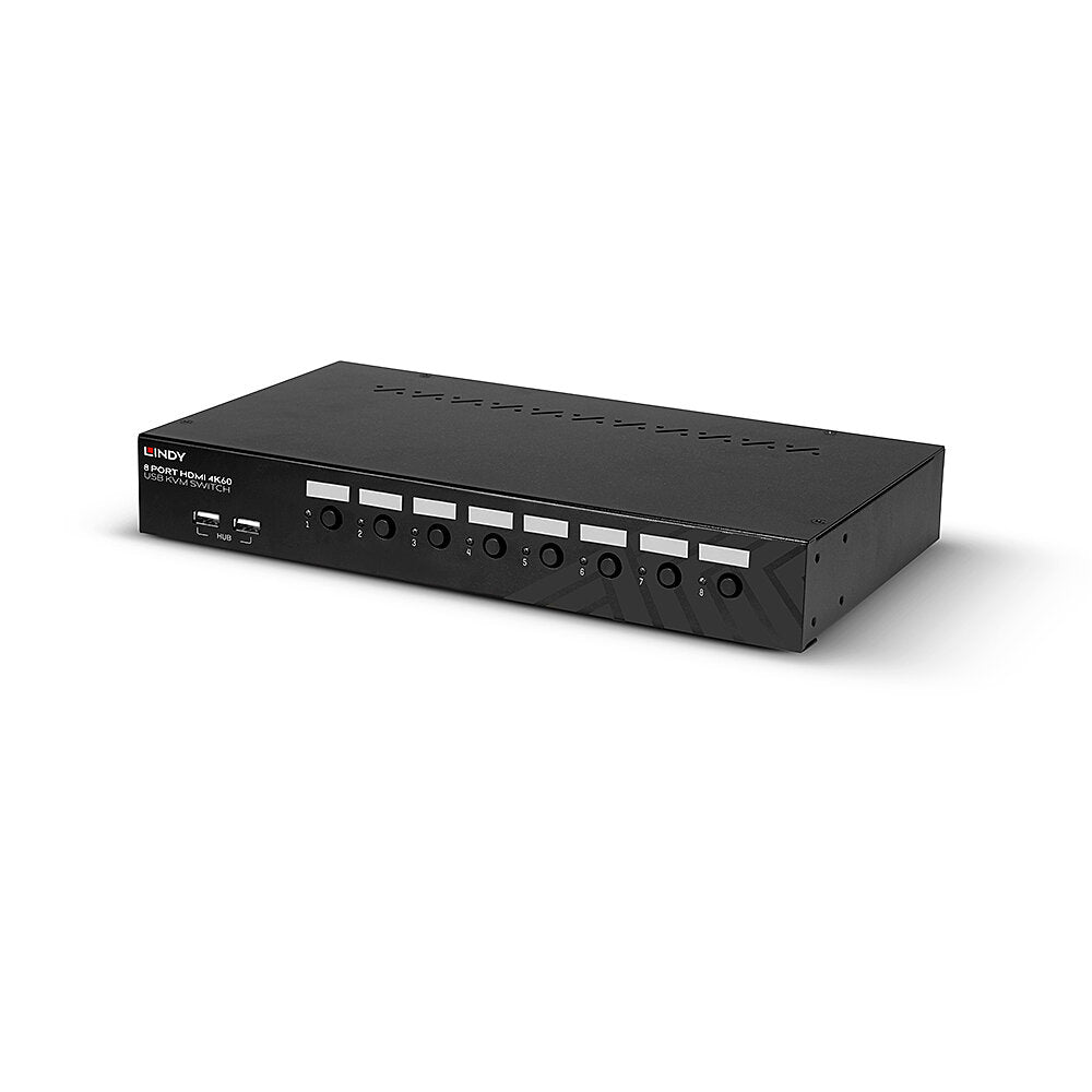 LINDY 8 Port HDMI 4K60 USB 2.0 & Audio KVM Switch