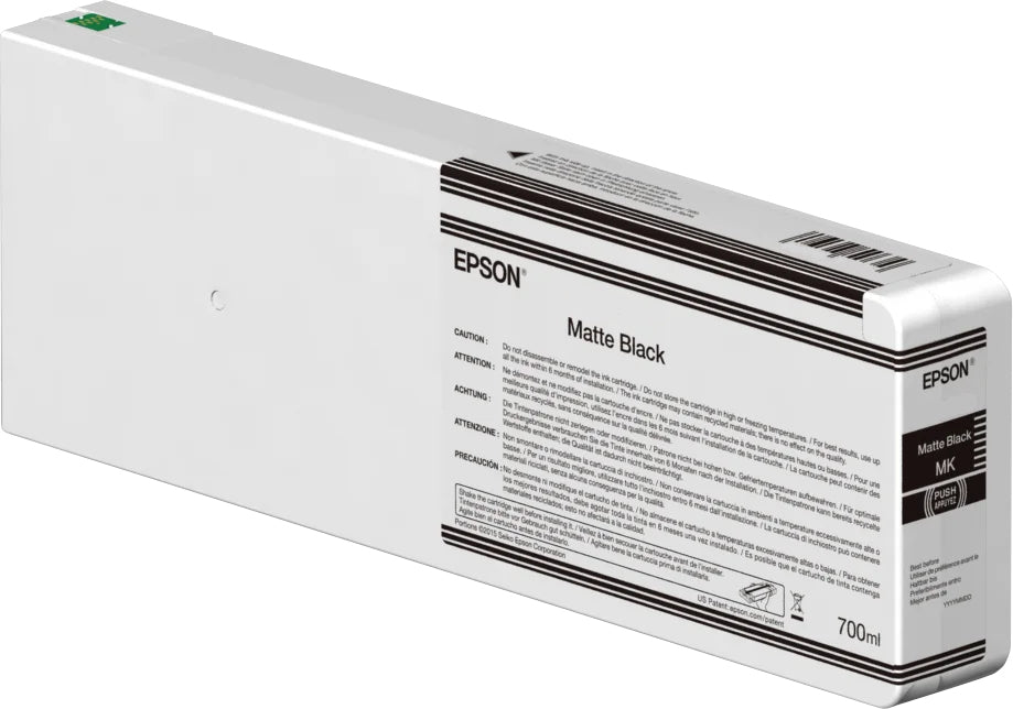 EPSON Singlepack Matte Black T55K800 UltraChrome HDX/HD