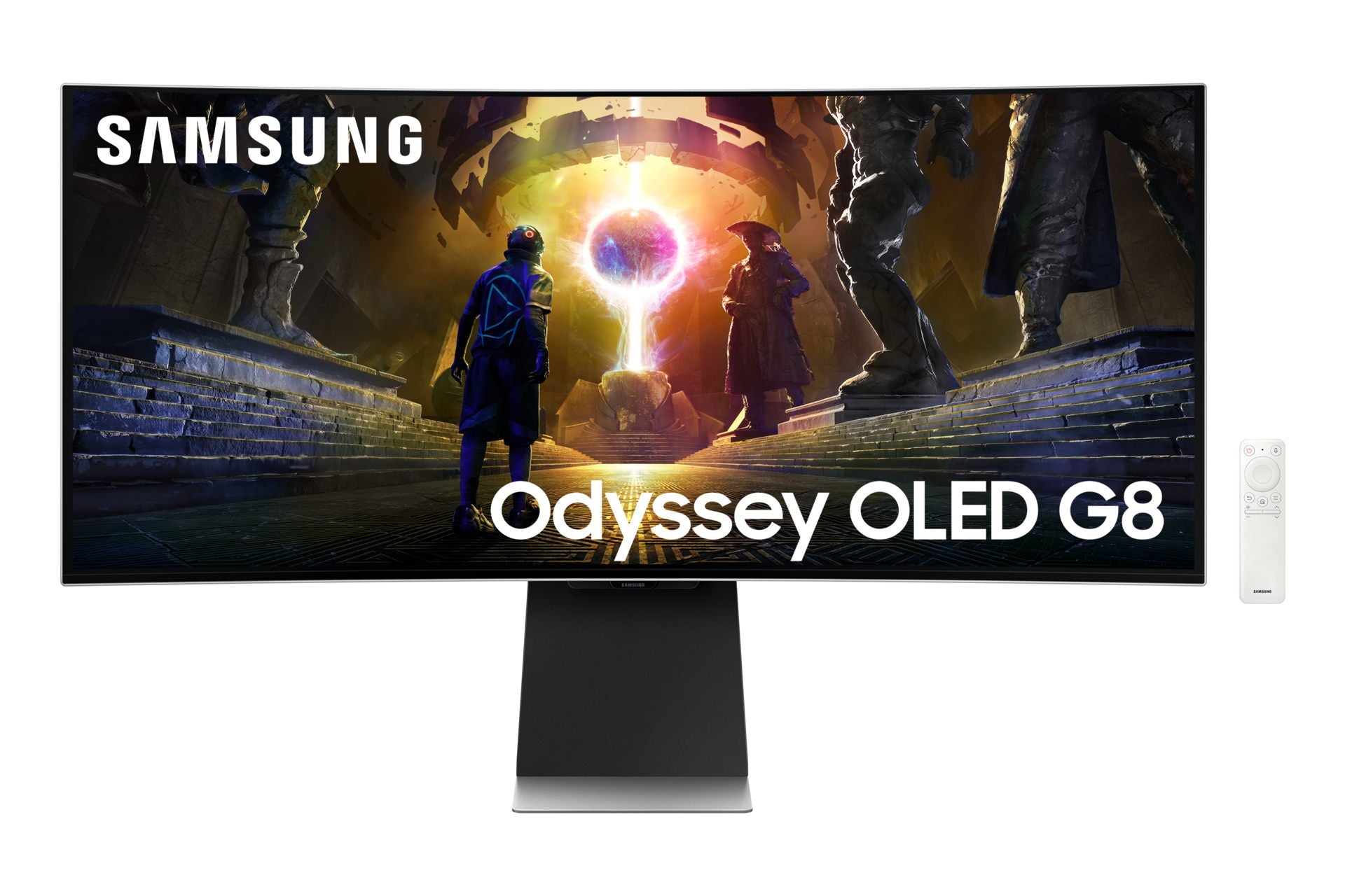 "Samsung G85SD écran plat de PC 86,4 cm (34"") 3440 x 1440 pixels UltraWide Quad HD OLED Argent"
