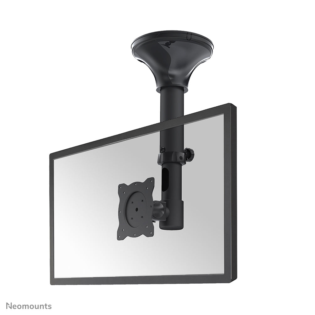 NEOMOUNTS FPMA-C025BLACK Support de plafond pour écran de 10-30p - h 37-47 cm - inclinable
