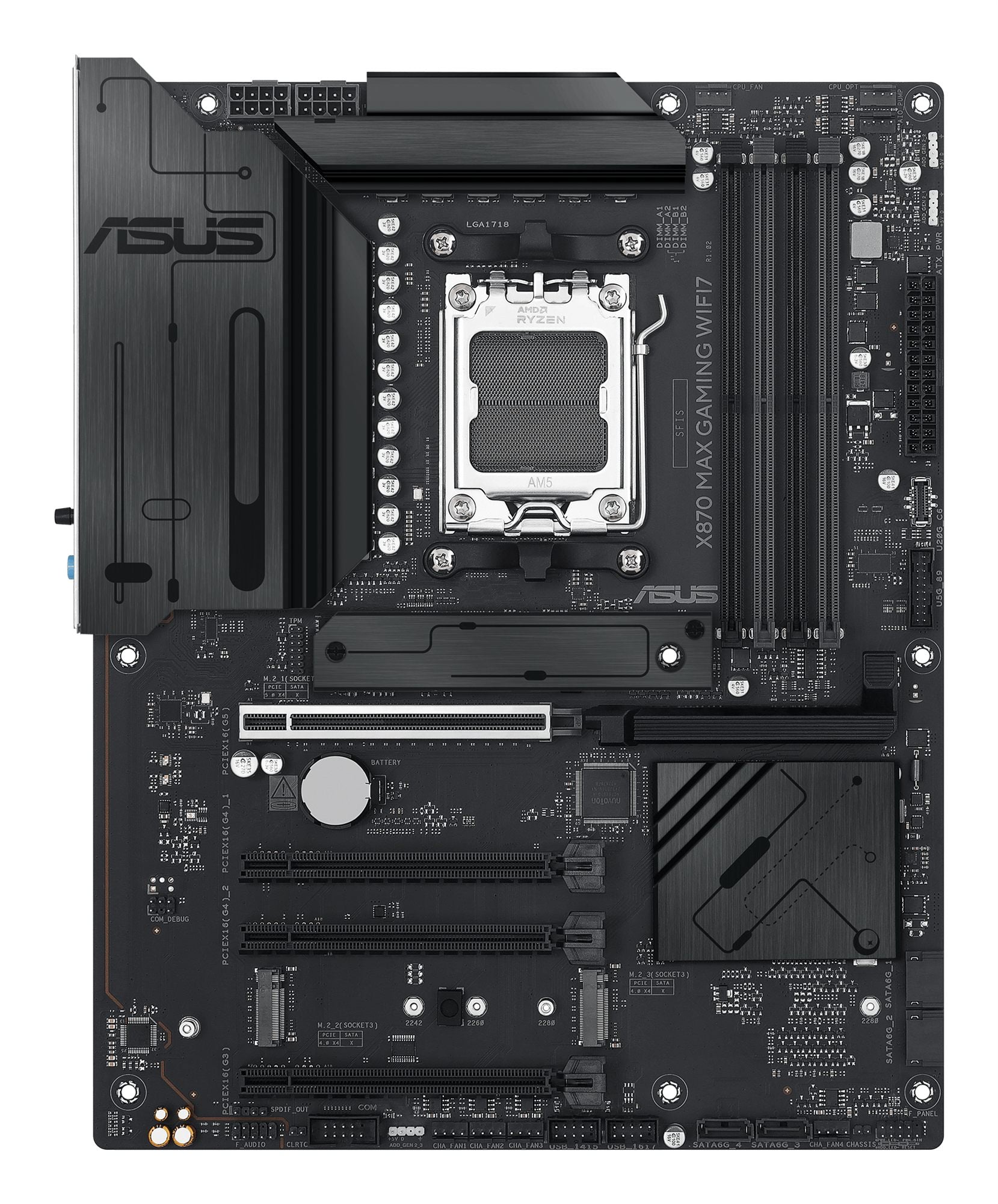 ASUS X870 MAX GAMING WIFI7 AM5 MB 4xDDR5