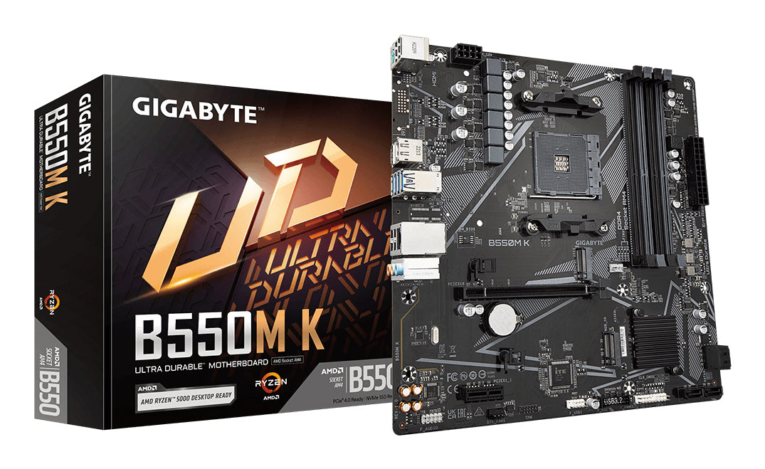 GIGABYTE B550M K carte mere AMD B550 Emplacement AM4 micro ATX