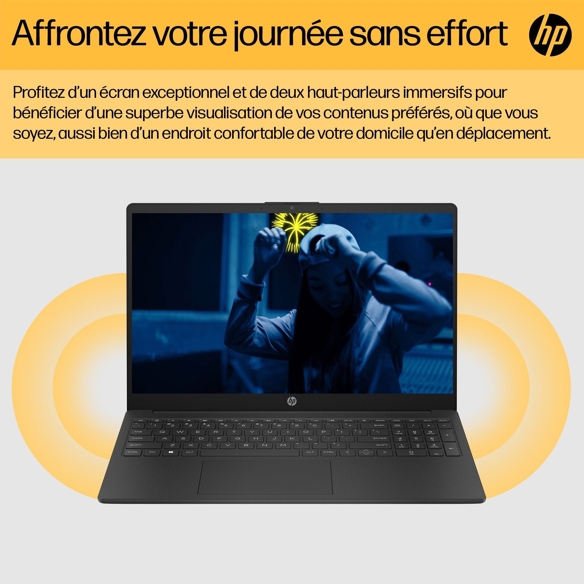 Portable HP 15-fc0150nf AMD Ryzen5 7520U 16Go 1ToSSD AMD Radeon Graphics 15.6''