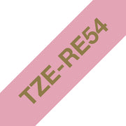 Tape/24mm gold on pink