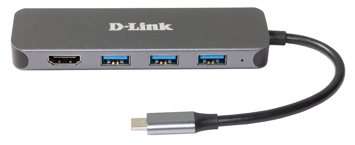 D-Link DUB-2333 station d'accueil Avec fil USB Type-C Gris