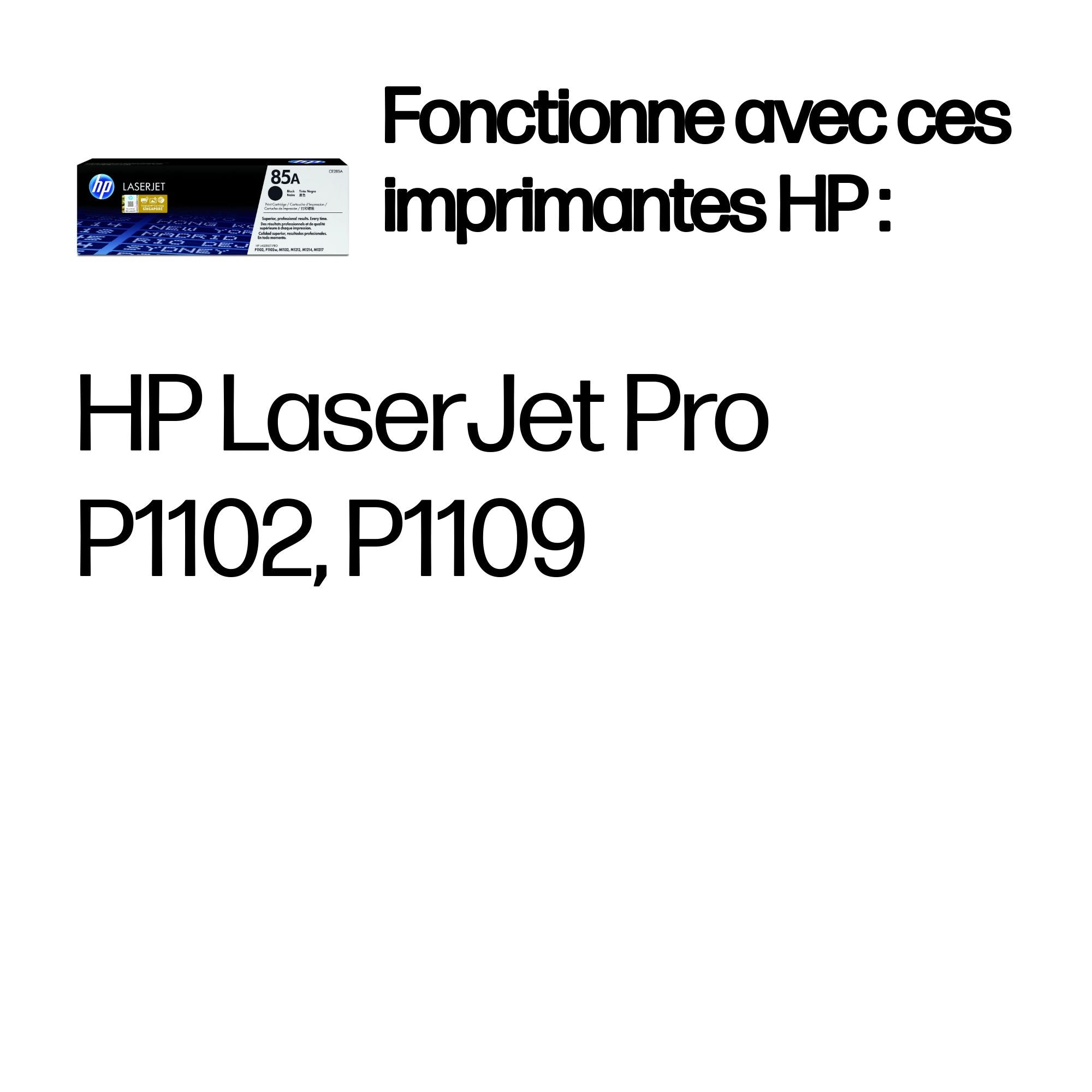 HP 85A original LaserJet Toner cartridge CE285A black standard capacity 1.600 pages 1-pack