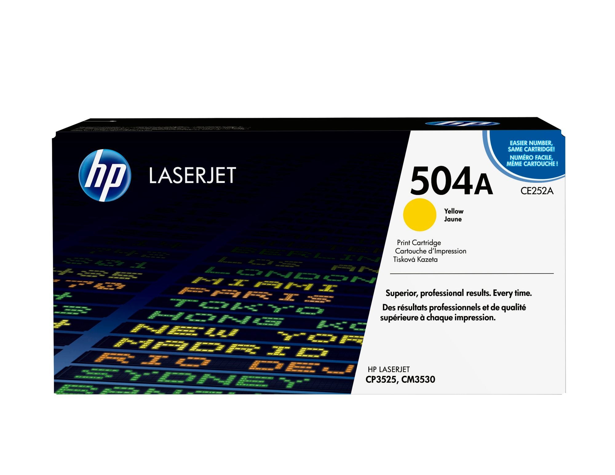 HP 504A original Colour LaserJet Toner cartridge CE252A yellow standard capacity 7.000 pages 1-pack ColorSphere
