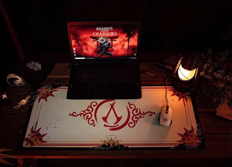 LEXIP X UBISOFT ASSASSINS CREED SHADOWS COFFRET MASTER JEU PC CLAVIER SOURIS TAPIS
