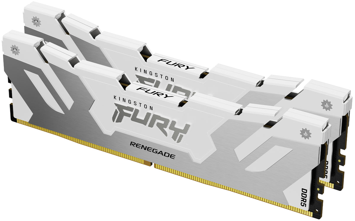 KINGSTON 64Go 6400MT/s DDR5 CL32 DIMM Kit of 2 FURY Renegade White XMP