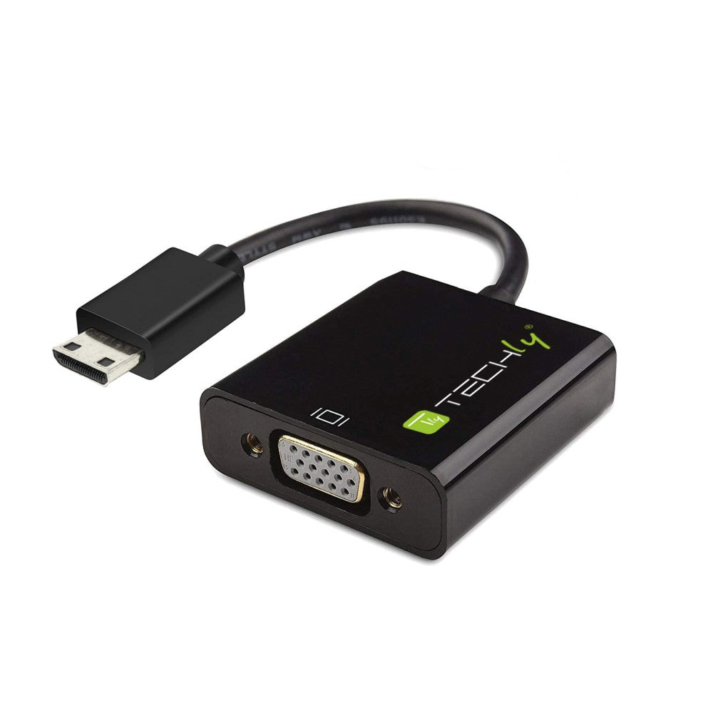 Techly IDATA HDMI-VGA-4 Adaptateur Mini HDMI C vers VGA M/F