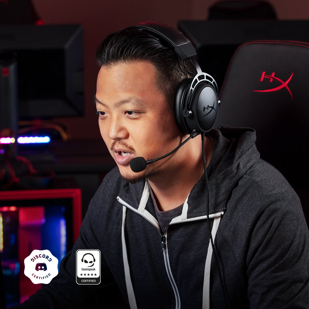 Casque HyperX Cloud Alpha sans fil avec microphone, noir-rouge