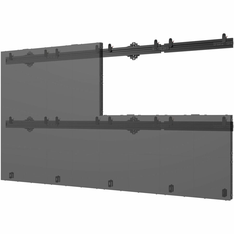 Peerless Seamless Connect 4x4 Universal wall mount for latching dvLED displays up to 610mm wide