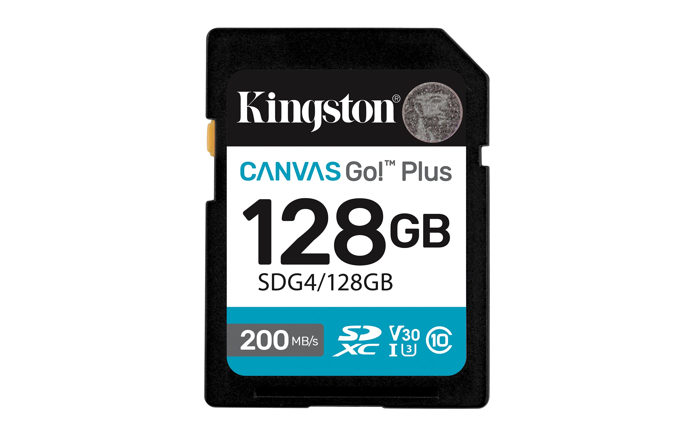 KINGSTON 128Go SDXC Canvas Go Plus Gen4 200Mo/s C10 UHS-I U3 V30