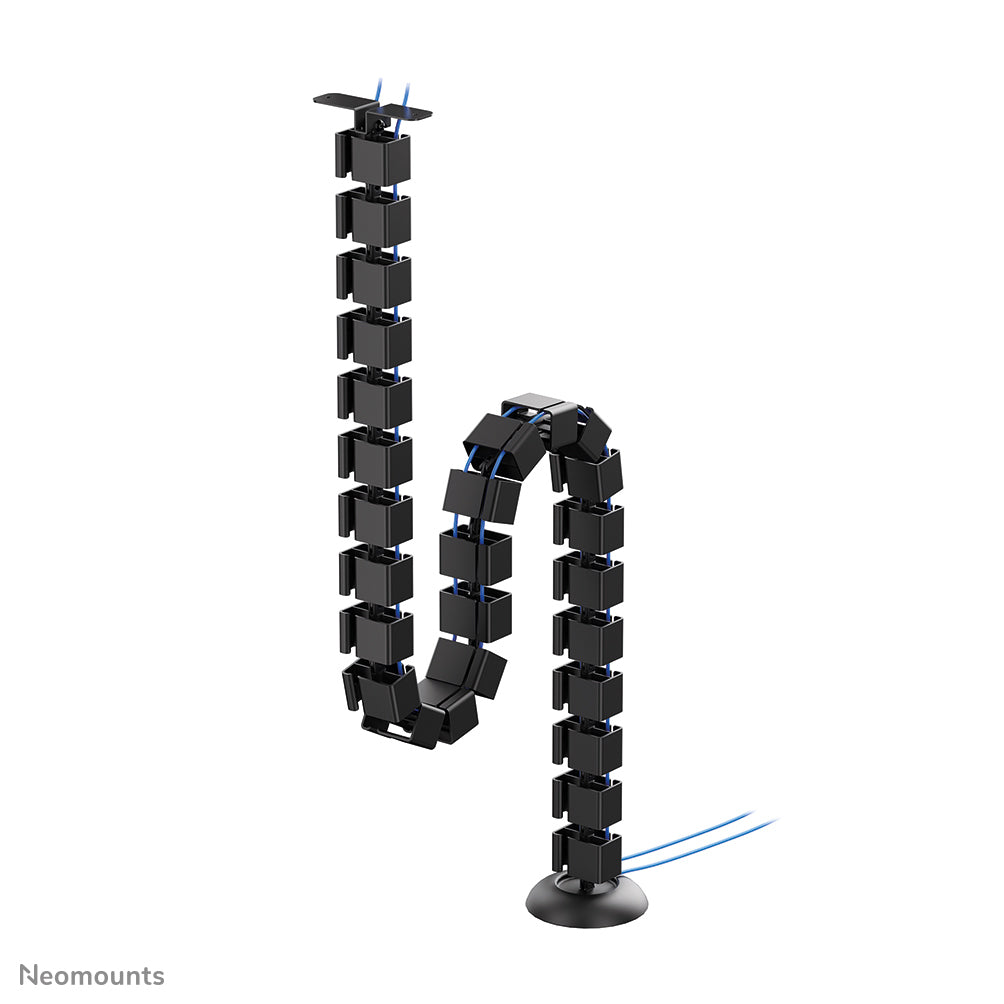 NEOMOUNTS Cable Spine Organizer for sit/stand desk frames screw mounted black