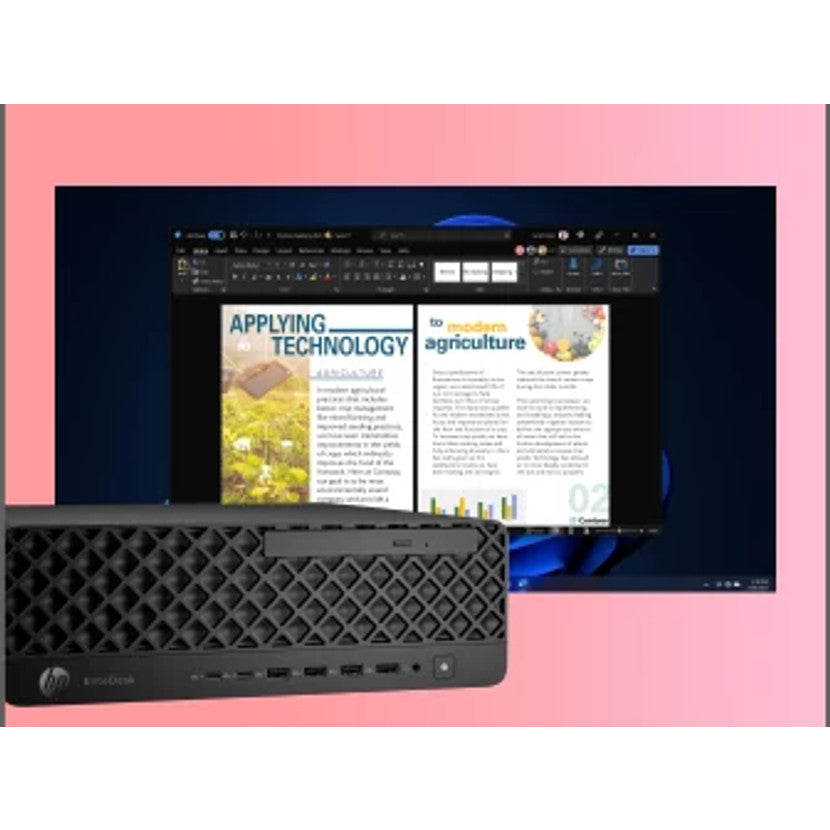 HP EliteDesk 8 SFF G1i Intel Core Ultra 7 265 16Go DDR5 512Go SSD W11P 3/3/3