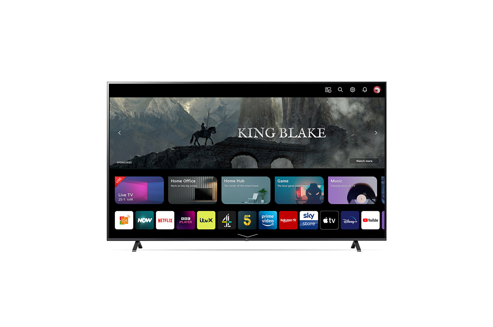 LG - Téléviseur professionnel 86" 86UR781C UHD