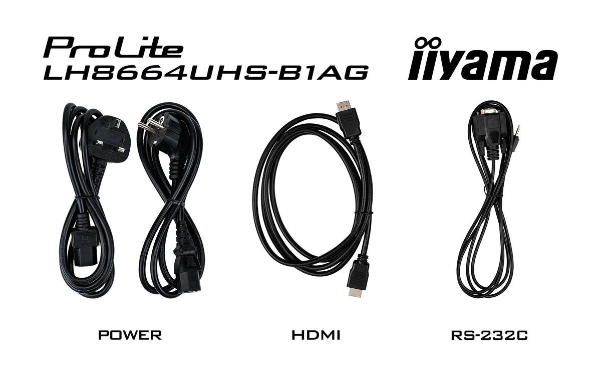 IIYAMA- Afficheur professionnel 86" LH8664UHS-B1AG