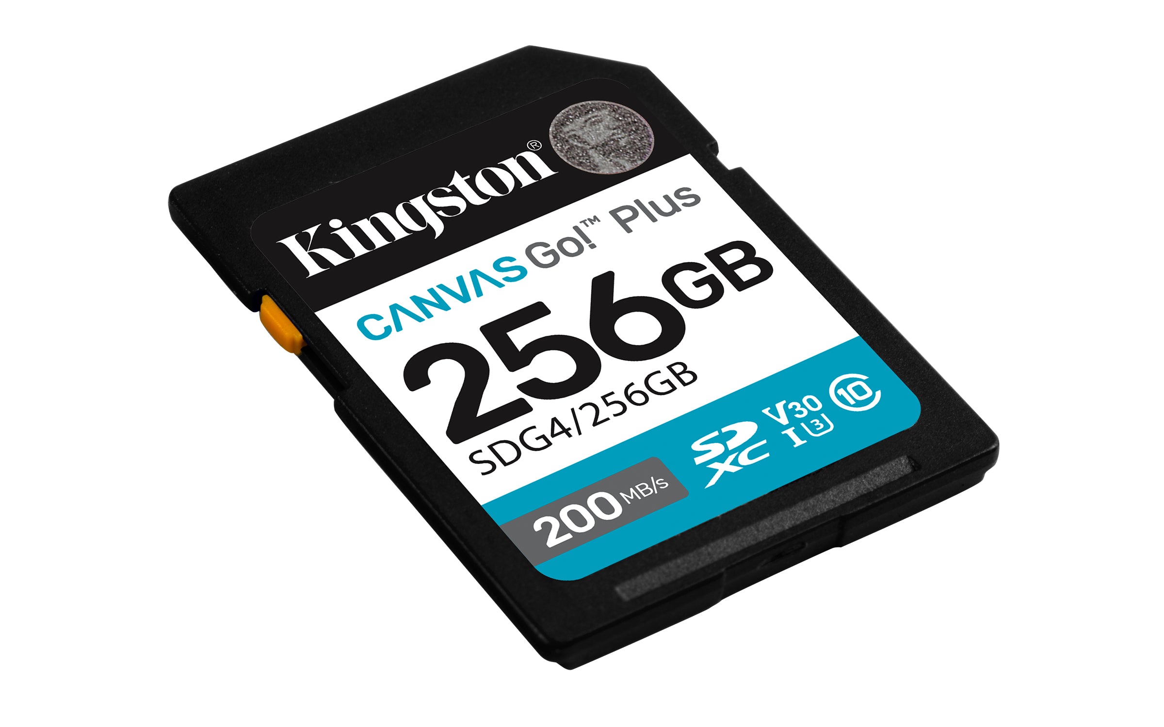 KINGSTON 256Go SDXC Canvas Go Plus Gen4 200Mo/s C10 UHS-I U3 V30