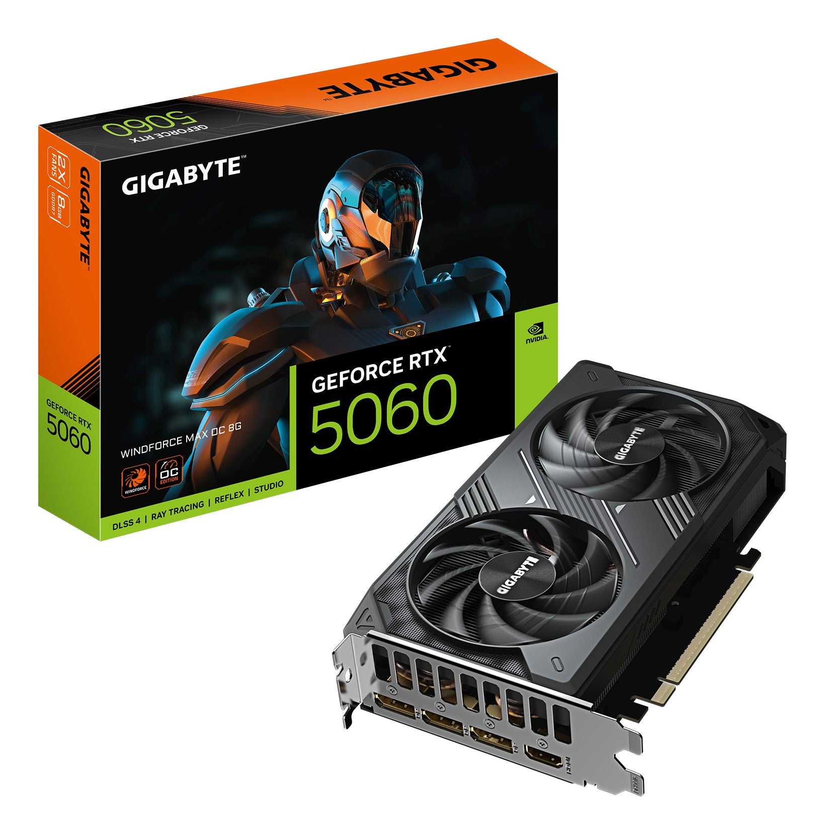 GIGABYTE GeForce RTX 5060 WINDFORCE MAX OC 8G NVIDIA 8 Go GDDR7