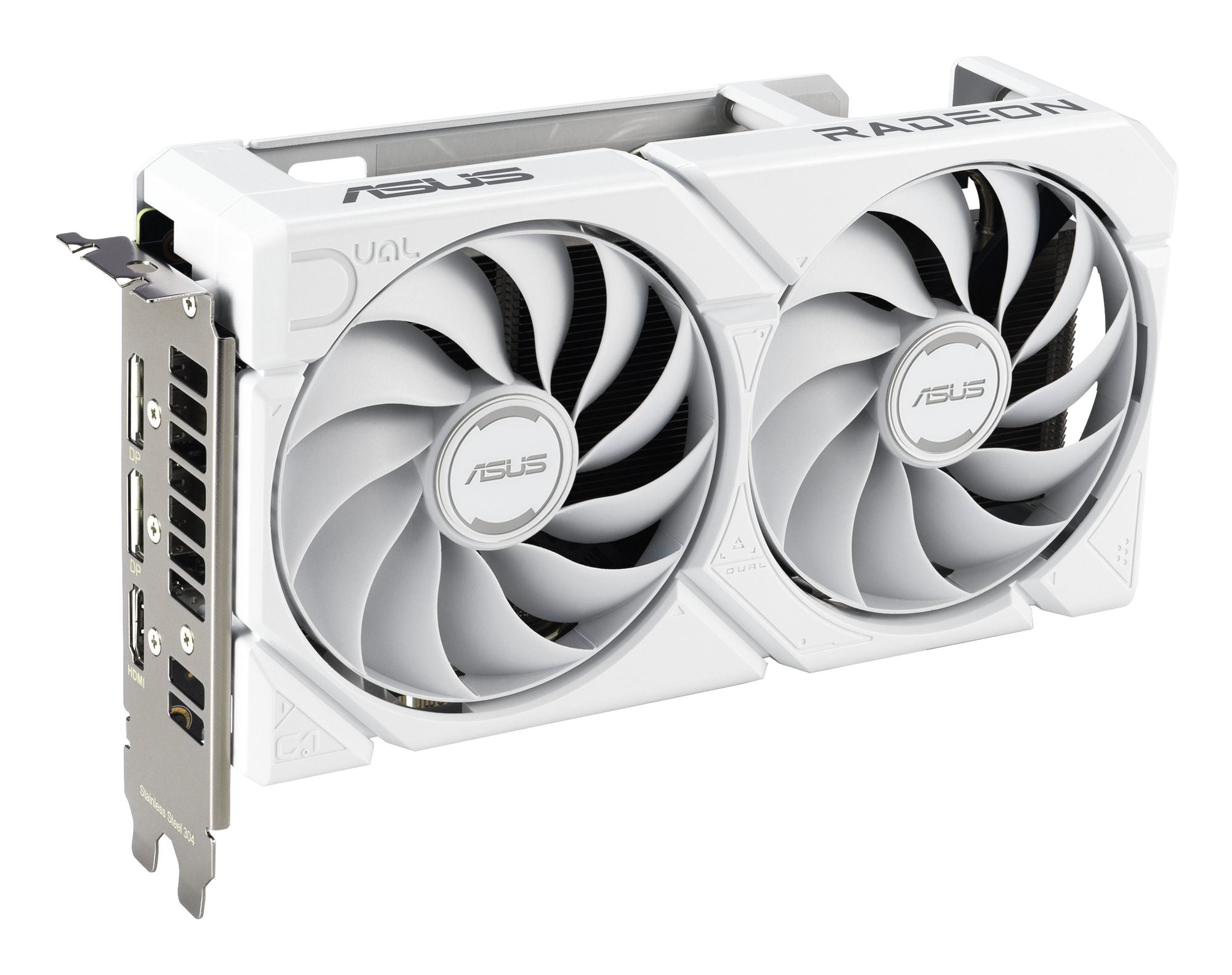 ASUS DUAL RX 9060 XT 16Go GDDR6 2xDP 1xHDMI WHITE